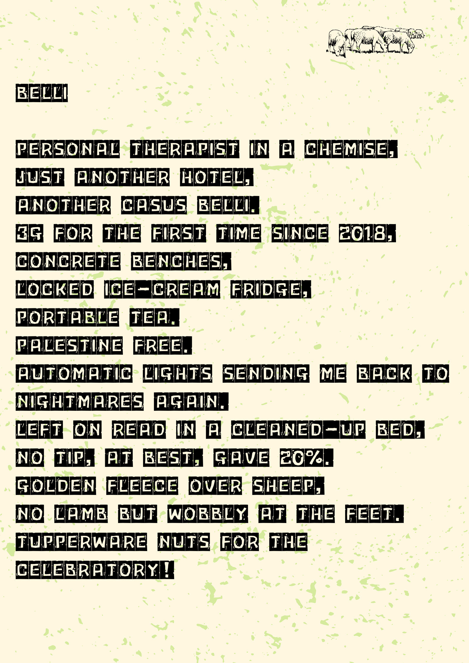 Poem: Belli