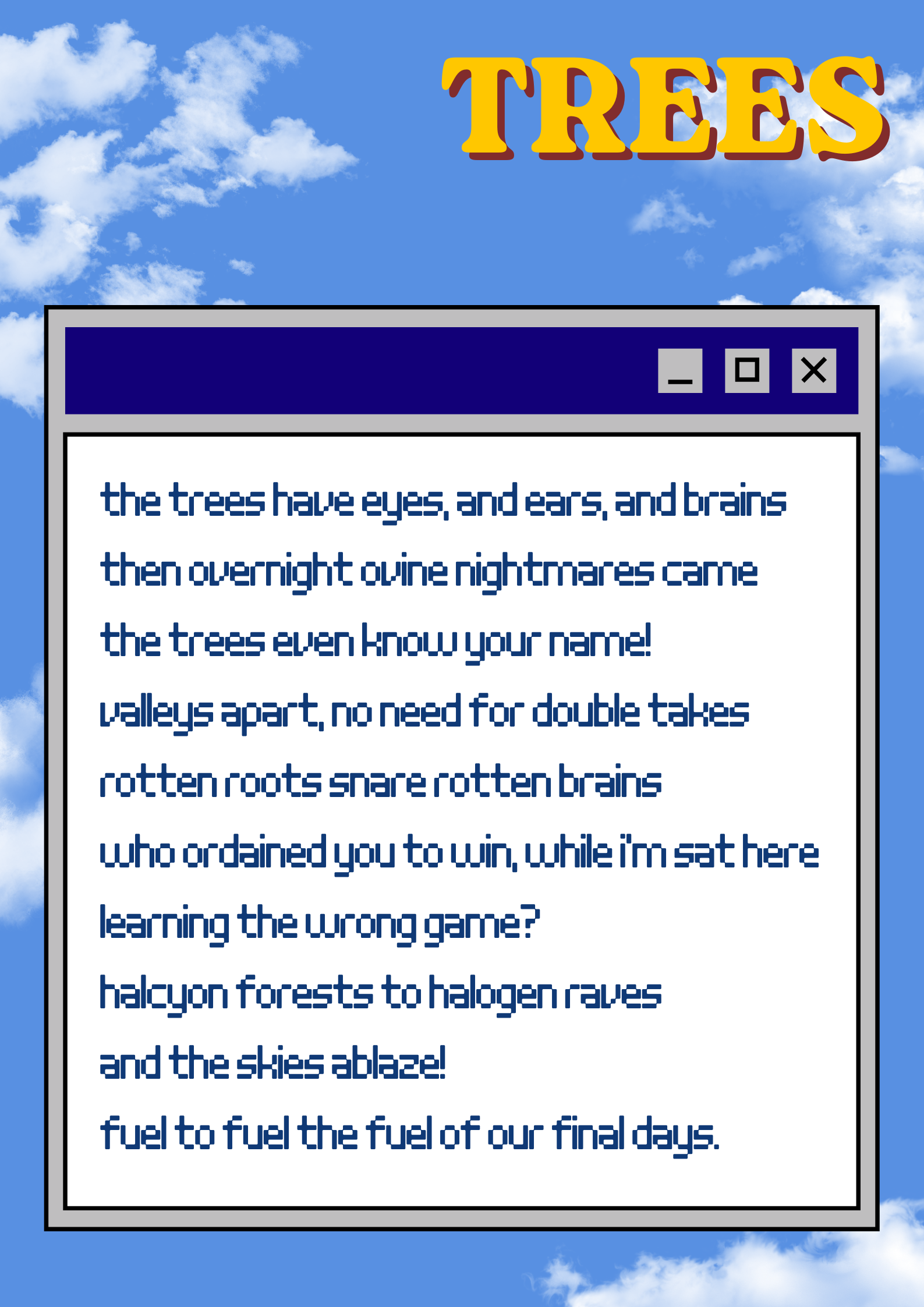 Poem: Trees